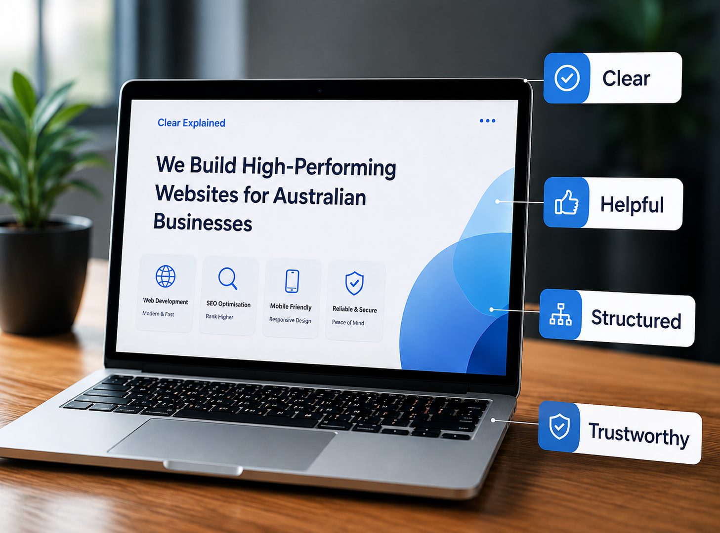 Clear business information for SEO and AI search visibility