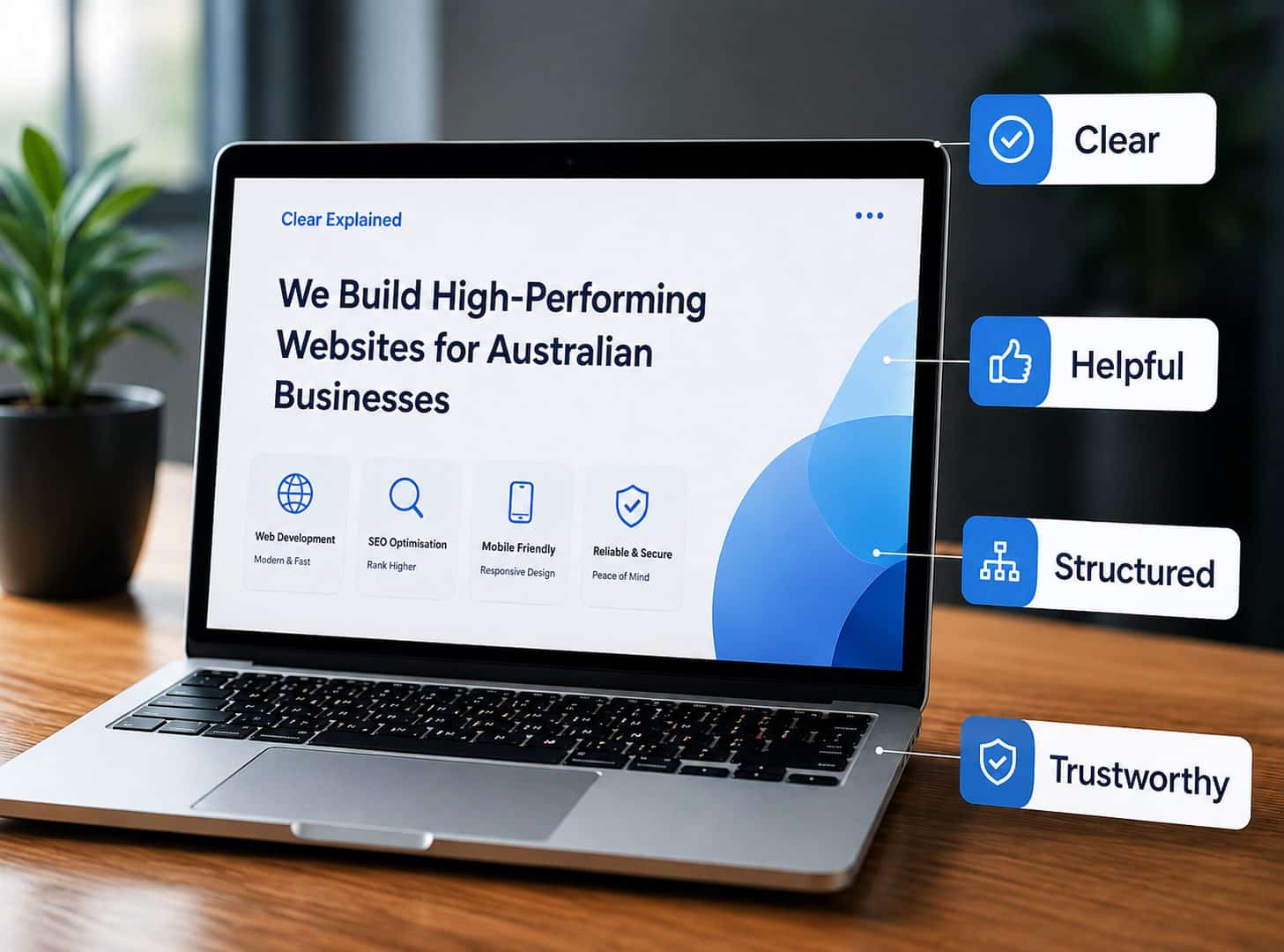 Clear business information for SEO and AI search visibility