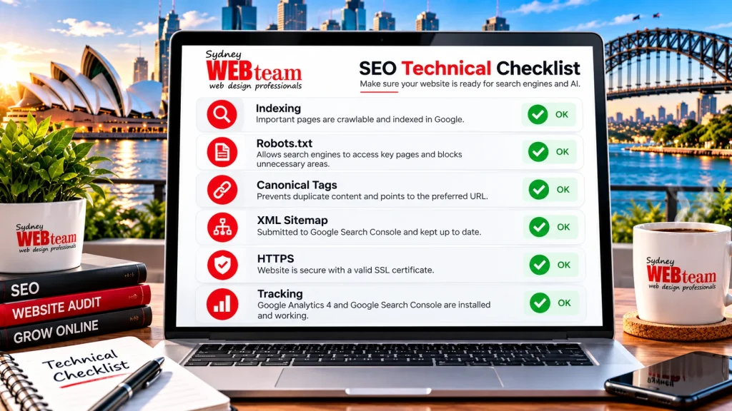 Pre-launch technical SEO checklist for a new website