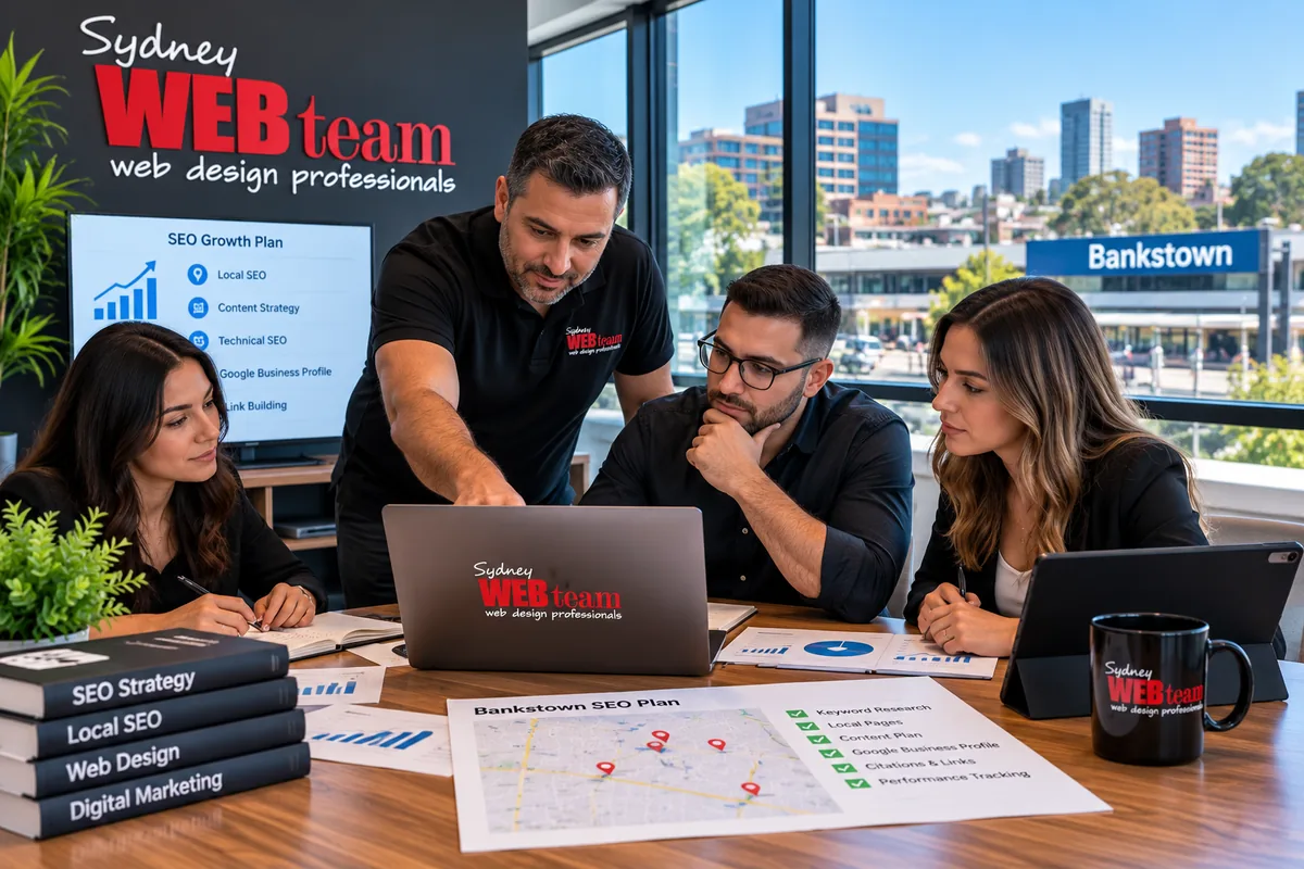 Sydney WEB team planning an SEO and web design strategy