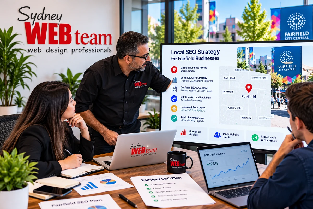 Sydney WEB team planning an SEO and web design strategy